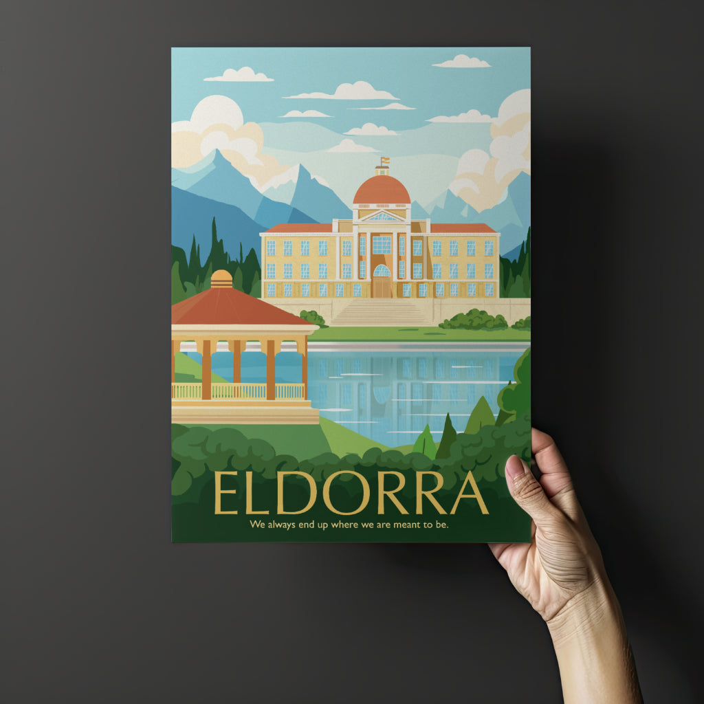 Officially Licensed Eldorra Travel Poster