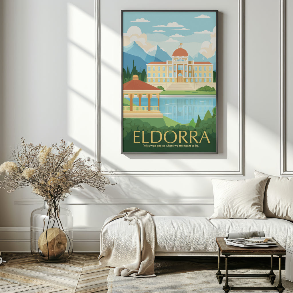 Officially Licensed Eldorra Travel Poster