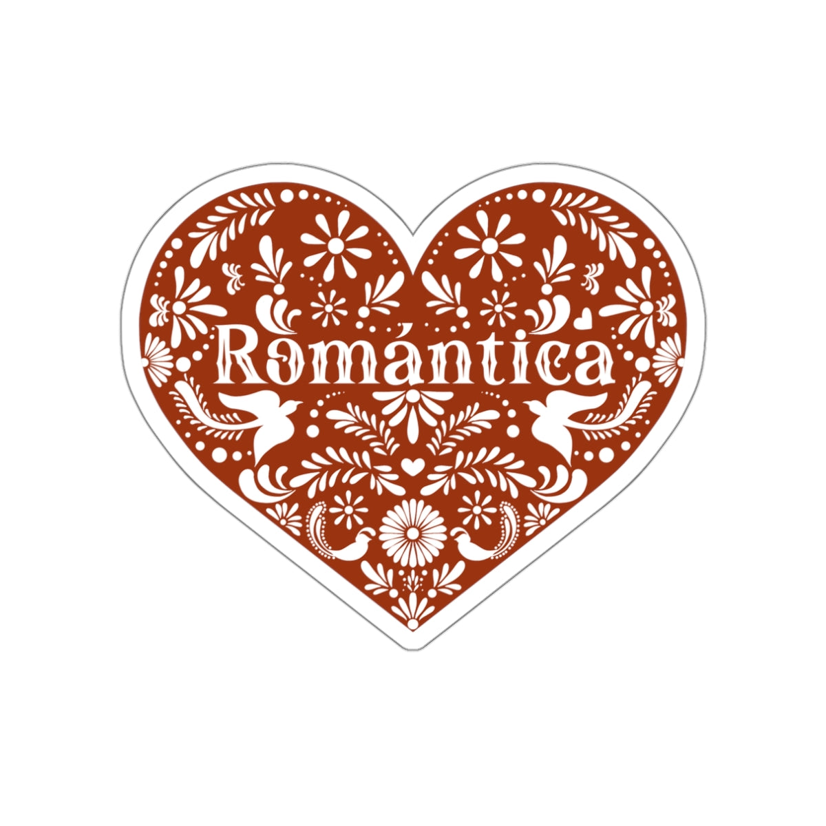 Romántica Talavera Heart Sticker