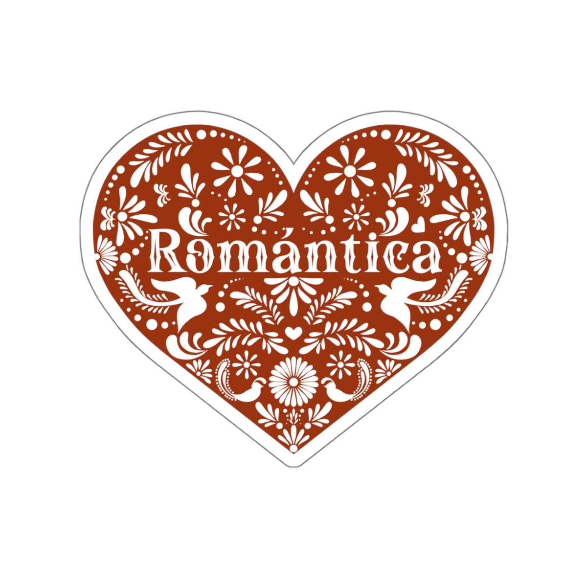 Romántica Talavera Heart Sticker